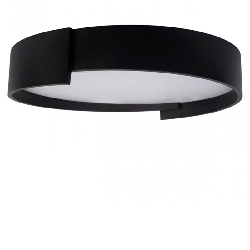 Светильник потолочный круглый Assol cup Black диаметр 50 Черный в Кирове | Loft Concept 