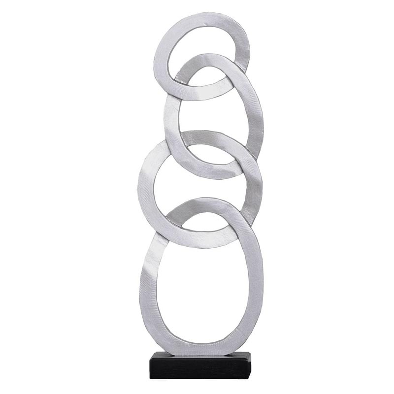 Статуэтка Anillos Statuette silver Серебряный Статуэтка Anillos Statuette silver Серебряный в Кирове | Loft Concept