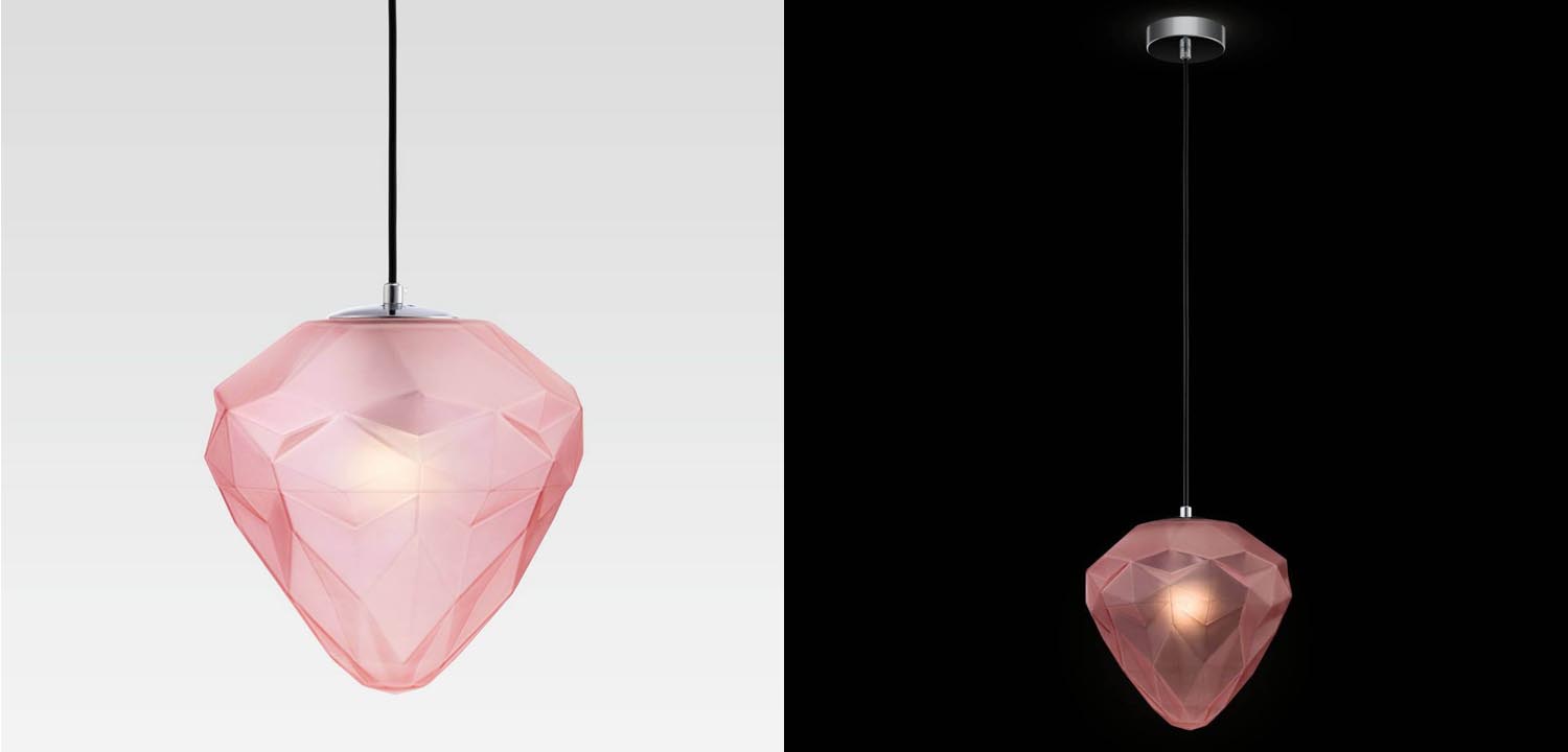 Подвесной светильник Jewel Athena pink 25 - фото