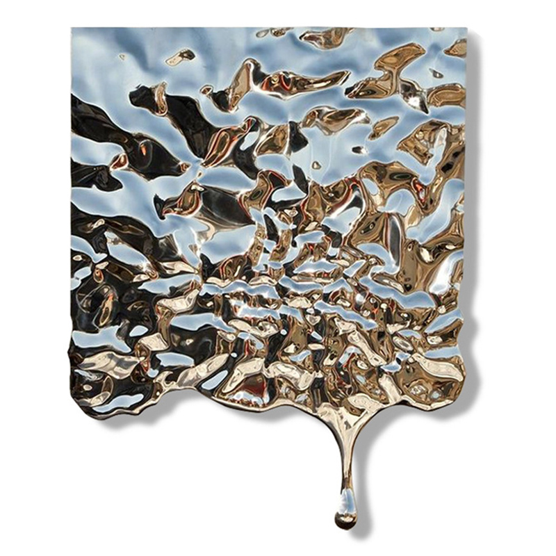 Арт-объект РТУТЬ Abstract Metal Mercury Wave Арт-объект РТУТЬ Abstract Metal Mercury Wave в Кирове | Loft Concept
