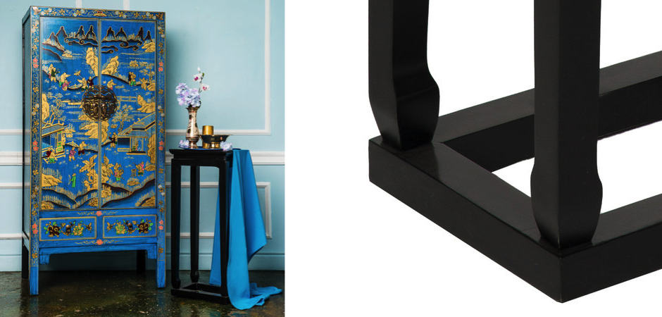 Приставной столик Chinese Side Table Black Приставной столик Chinese Side Table Black - Loft-Concept в Кирове