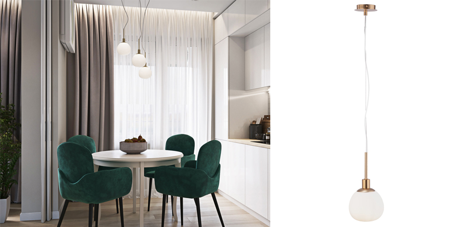 Подвесной светильник Tiepolo Ball Pendant Gold Подвесной светильник Tiepolo Ball Pendant Gold - Loft-Concept в Кирове