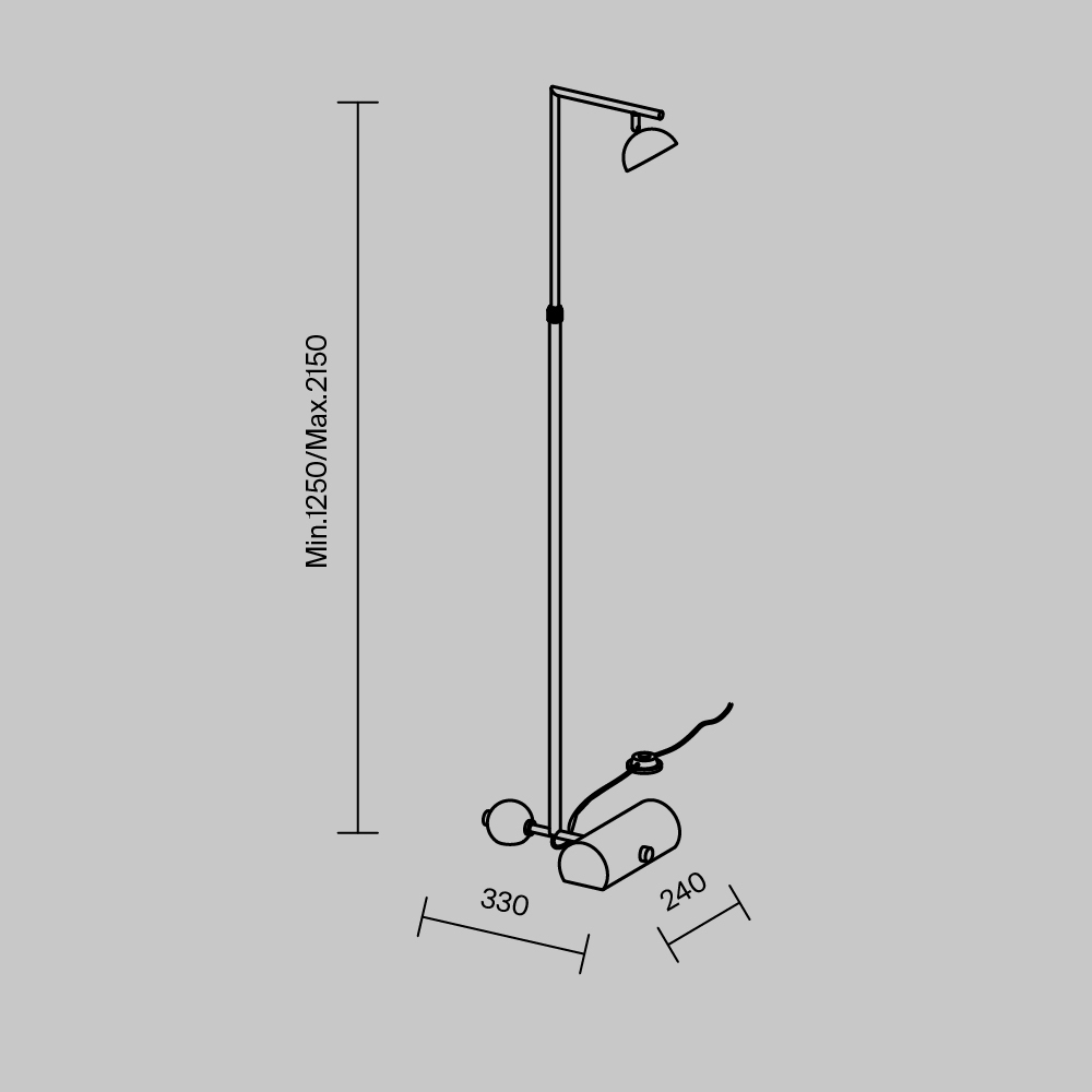 Напольный светильник Pikant 3000К 13Вт в Кирове