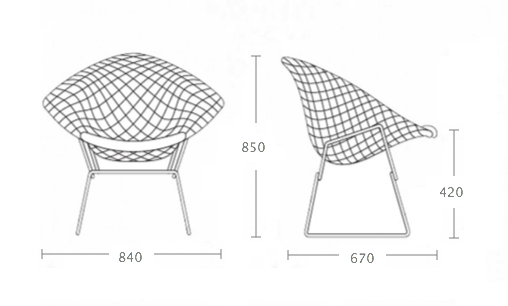 Кресло Bertoia Diamond Chair Кресло Bertoia Diamond Chair в Кирове