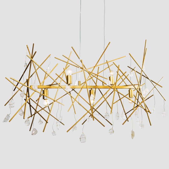 Люстра Locust Thorn and Stone CHANDELIER Бронза Прозрачное Стекло Люстра Locust Thorn and Stone CHANDELIER Бронза Прозрачное Стекло в Кирове | Loft Concept
