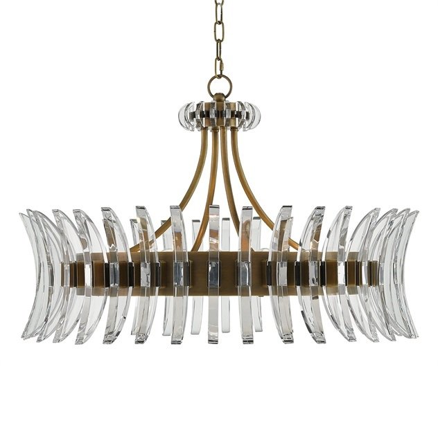 Люстра CURREY AND COMPANY COQUETTE CHANDELIER Латунь Коричневый Люстра CURREY AND COMPANY COQUETTE CHANDELIER Латунь Коричневый в Кирове | Loft Concept