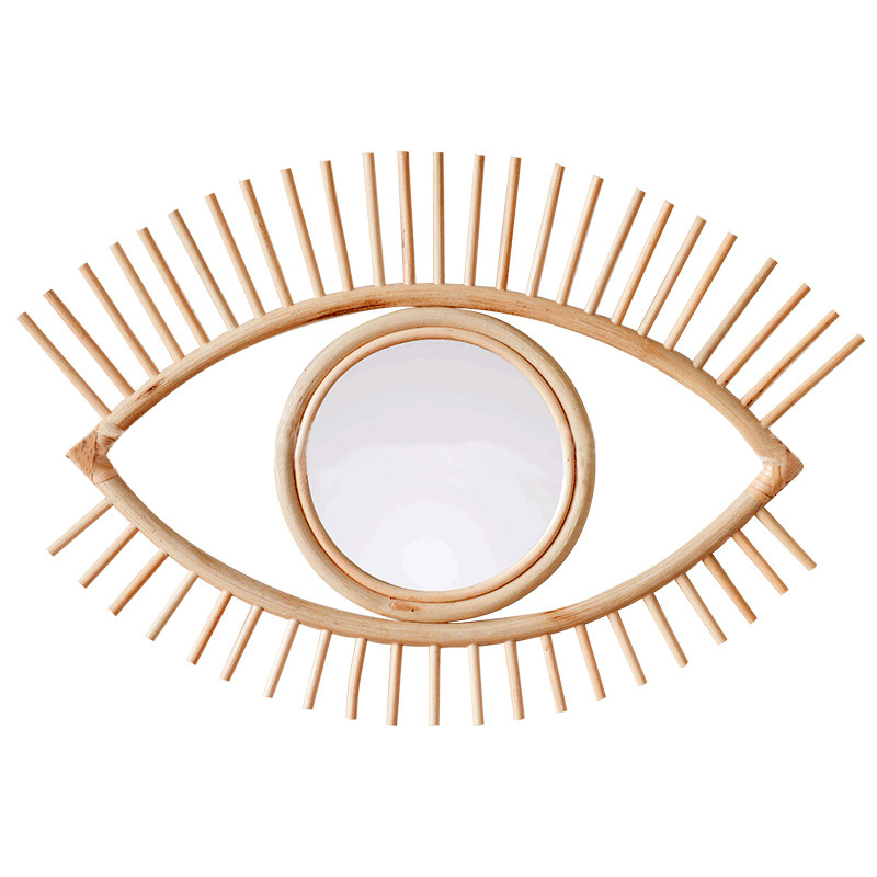 Зеркало Eye Wicker Mirror Древесина Зеркало Eye Wicker Mirror Древесина в Кирове | Loft Concept
