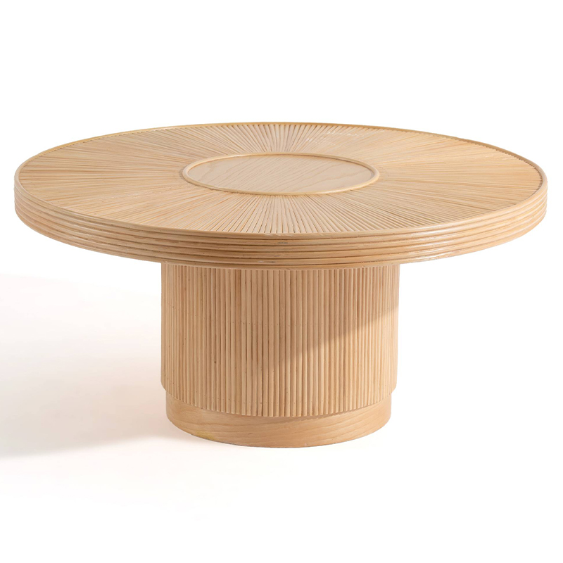 Кофейный стол Randi Wicker Coffee Table Светлый дуб Кофейный стол Randi Wicker Coffee Table Светлый дуб в Кирове | Loft Concept