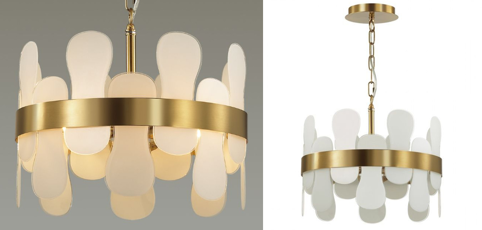Люстра Eve Chandelier фигурное стекло диаметр 40 см Люстра Eve Chandelier фигурное стекло диаметр 40 см - Loft-Concept в Кирове
