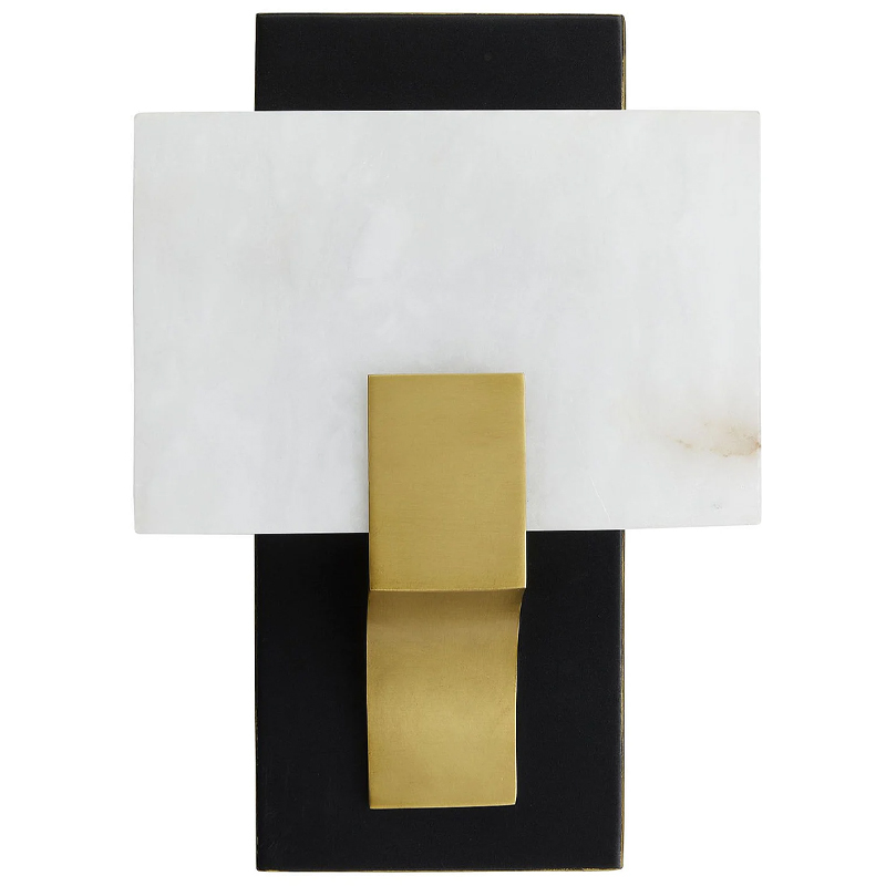 Бра LUNA SCONCE Латунь Белый Черный Бра LUNA SCONCE Латунь Белый Черный в Кирове | Loft Concept