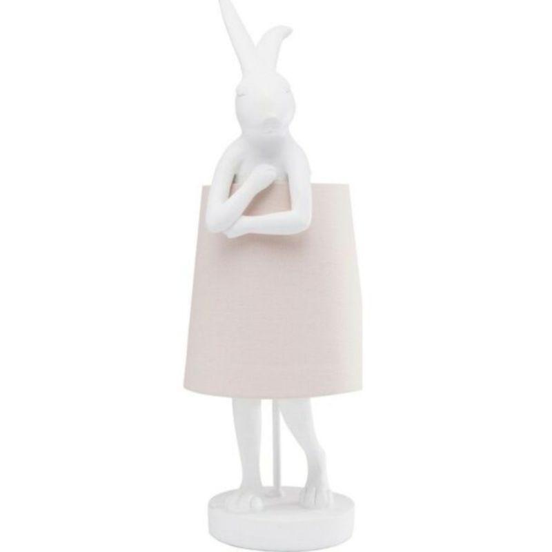 Настольная лампа The White Hare Розовый Белый Настольная лампа The White Hare Розовый Белый в Кирове | Loft Concept