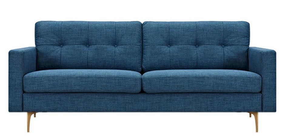 Диван Stone Blue Greta Sofa Диван синий лен Диван Stone Blue Greta Sofa Диван синий лен - Loft-Concept в Кирове