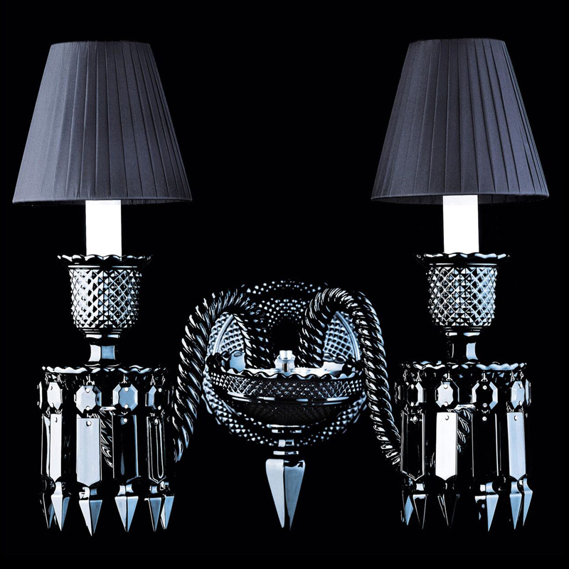 Бра BACCARAT ZENITH NOIR Wall Lamp 2 Черный Бра BACCARAT ZENITH NOIR Wall Lamp 2 Черный в Кирове | Loft Concept