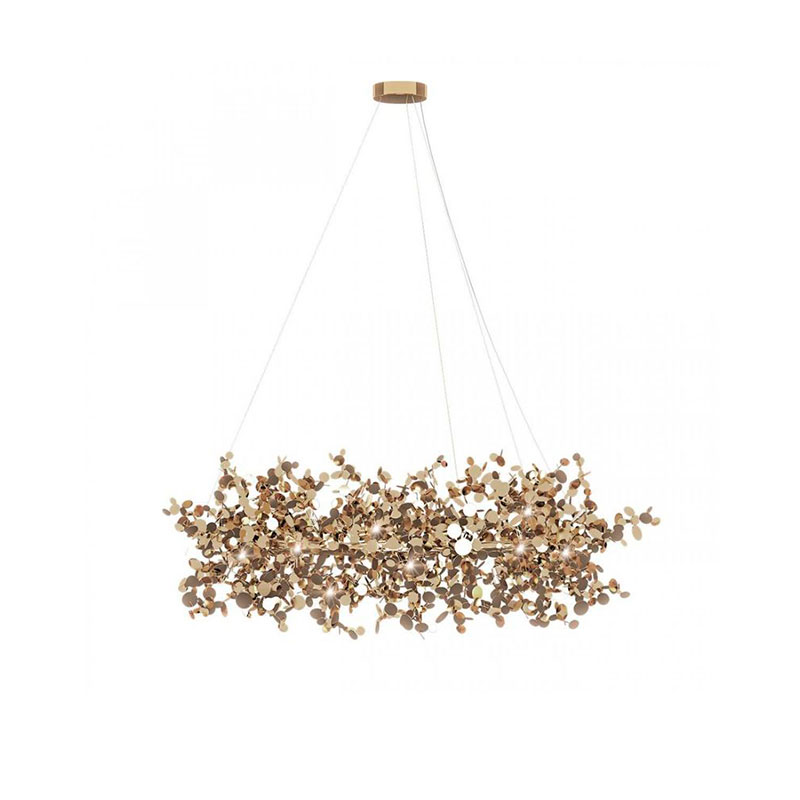 Люстра Terzani Argent Suspension Ring Gold диаметр диаметр 60 Золотой в Кирове | Loft Concept 