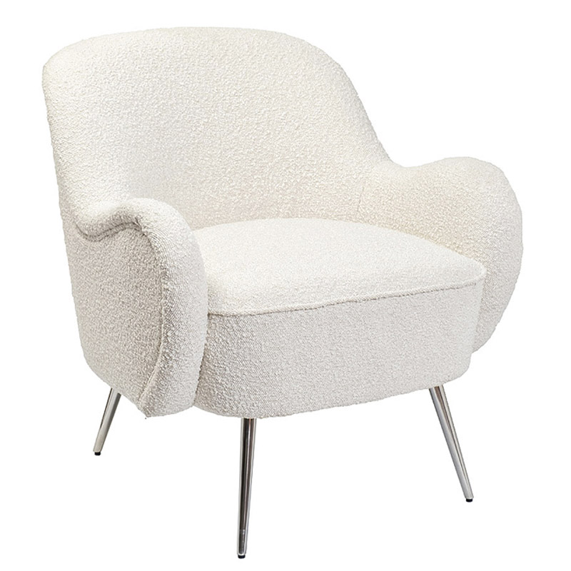 Кресло Boucle Choli Armchair Кремовый Кресло Boucle Choli Armchair Кремовый в Кирове | Loft Concept