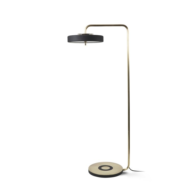 Торшер Bert Frank REVOLVE FLOOR LAMP Золотой Черный Торшер Bert Frank REVOLVE FLOOR LAMP Золотой Черный в Кирове | Loft Concept