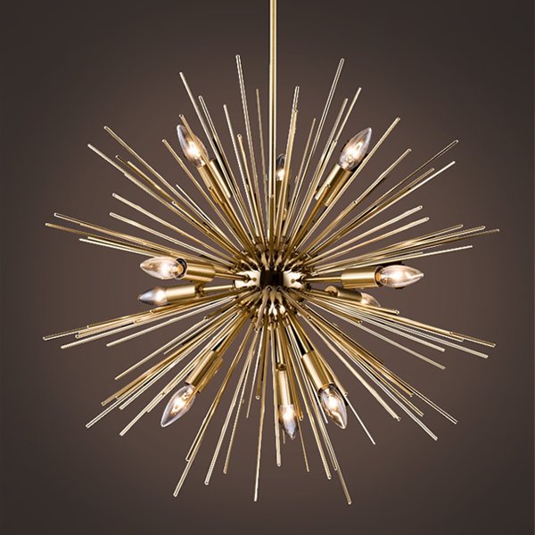 Люстра Astra Chandelier Sputnik Gold 60 Золотой Люстра Astra Chandelier Sputnik Gold 60 Золотой в Кирове | Loft Concept