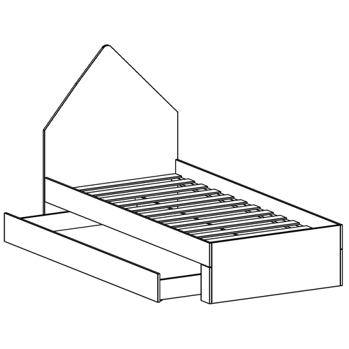 Кровать в детскую Tiny Town Bed в Кирове