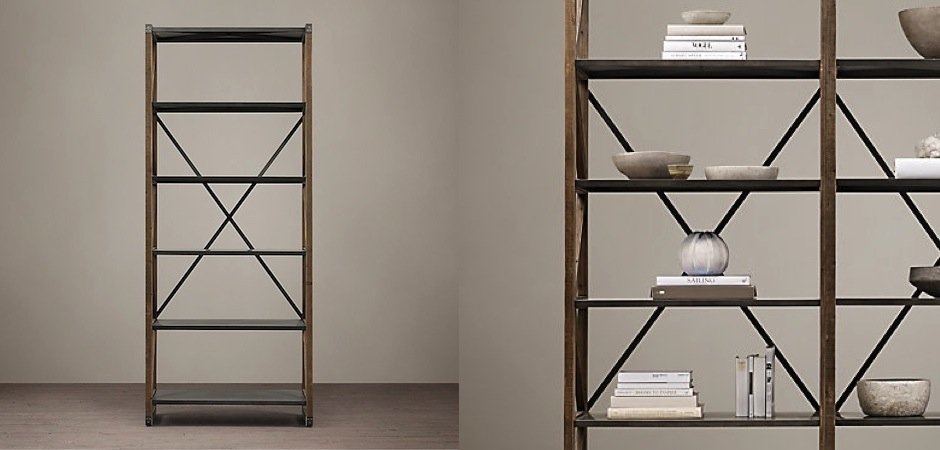 Стеллаж Visteria Double Стеллаж Visteria Double - Loft-Concept в Кирове