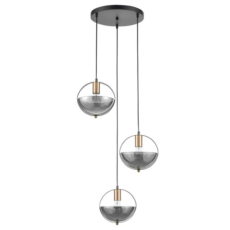 Люстра Gervais Chandelier smoky Дымчатый (Smoke) Черный Люстра Gervais Chandelier smoky Дымчатый (Smoke) Черный в Кирове | Loft Concept