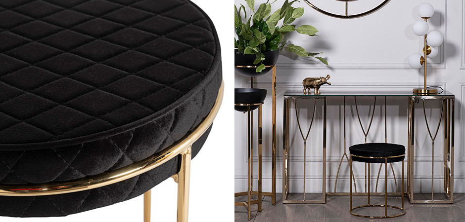 Пуф Rhombus Velours Black Пуф Rhombus Velours Black - Loft-Concept в Кирове
