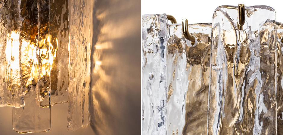 Бра Iceberg Glass с Рельефным стеклом Бра Iceberg Glass с Рельефным стеклом - Loft-Concept в Кирове