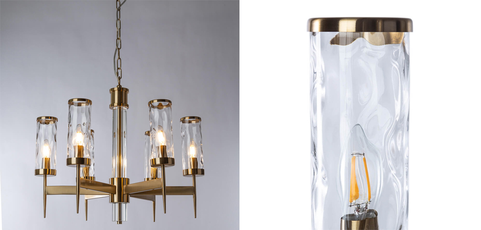 Люстра Brass Wheel Small в Американском стиле Люстра Brass Wheel Small в Американском стиле - Loft-Concept в Кирове