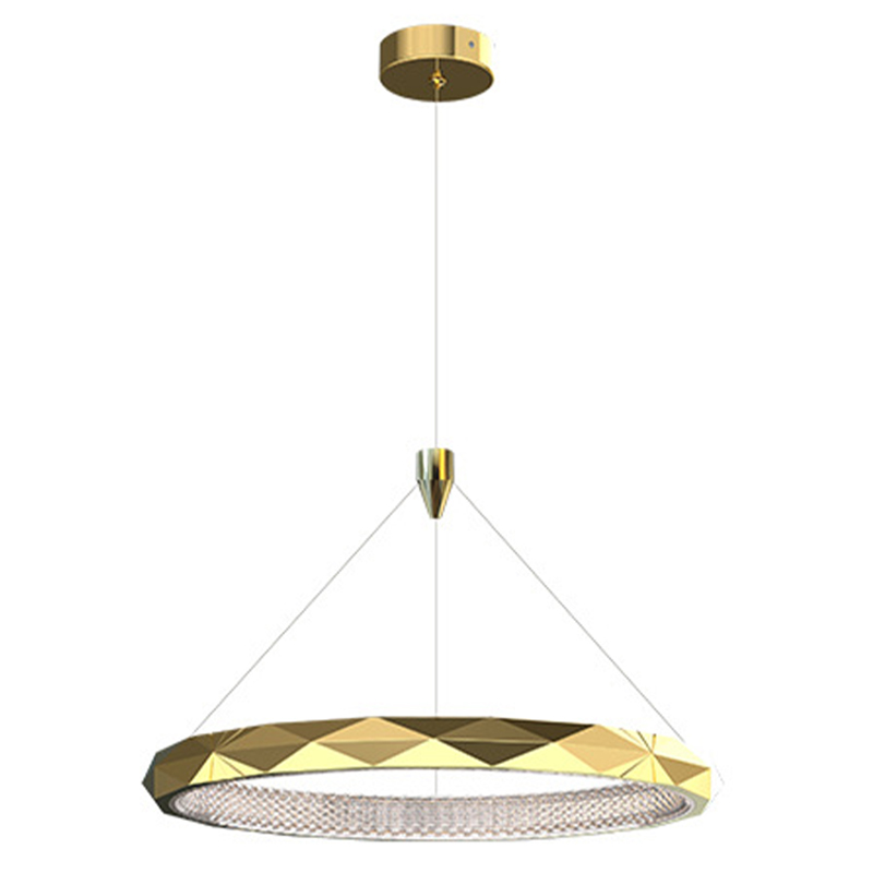 Люстра Horizontal Ring Gold Chandelier Золотой Люстра Horizontal Ring Gold Chandelier Золотой в Кирове | Loft Concept