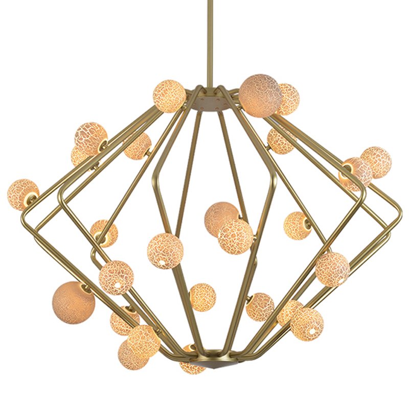 Люстра Cherry Bomb Cage Chandelier CB.29.01 Латунь Бежевый Люстра Cherry Bomb Cage Chandelier CB.29.01 Латунь Бежевый в Кирове | Loft Concept