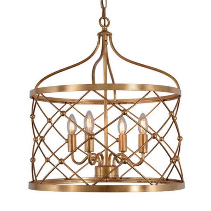 Подвесные светильники Lantern Golden Net L Pendant lamp Золотой Подвесные светильники Lantern Golden Net L Pendant lamp Золотой в Кирове | Loft Concept
