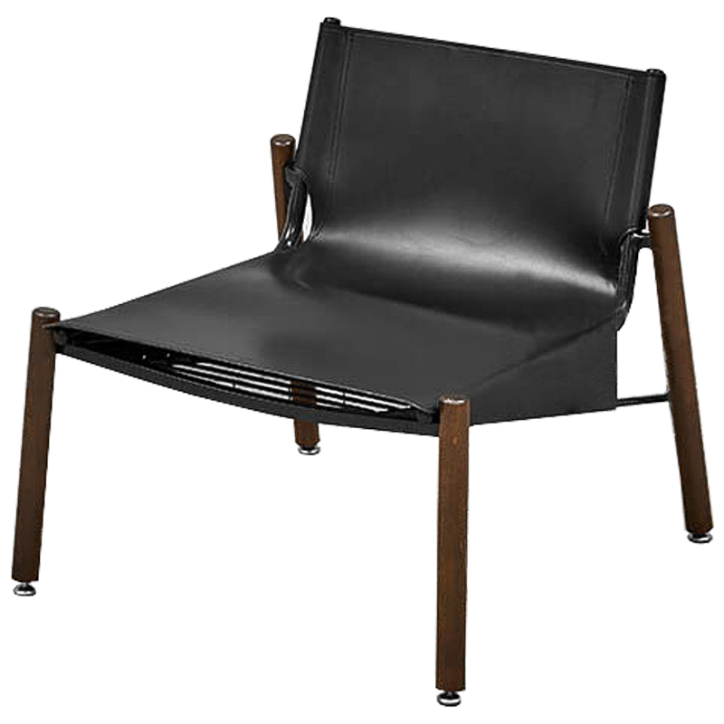 Кресло Adriano Chair Черный Коричневый Кресло Adriano Chair Черный Коричневый в Кирове | Loft Concept