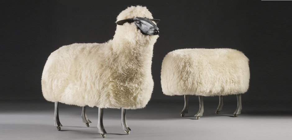 Оттоманка FRANCOIS-XAVIER LALANNE Moutons de laine OTTOMANS - фото №2