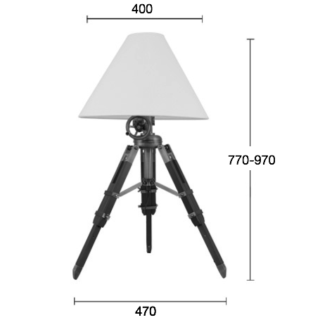 Настольная лампа Table Standing Lamp Black в Кирове