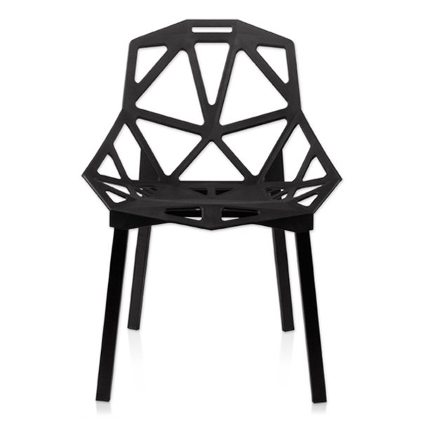 Дизайнерский стул CHAIR ONE black Черный матовый Дизайнерский стул CHAIR ONE black Черный матовый в Кирове | Loft Concept