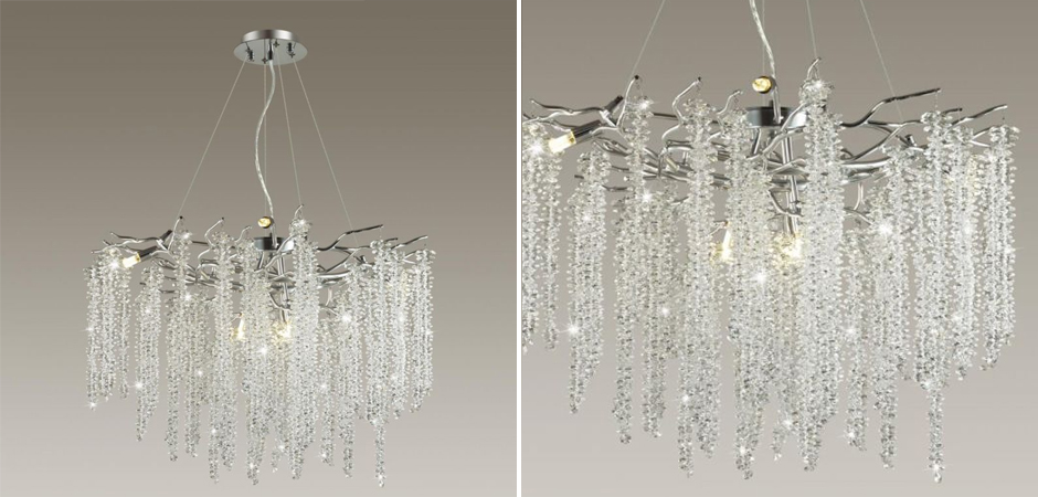 Люстра Fairy Tree Silver на 8 ламп Люстра Fairy Tree Silver на 8 ламп - Loft-Concept в Кирове