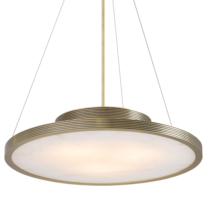 Люстра Eichholtz Chandelier Pullman Латунь Белый в Кирове | Loft Concept 