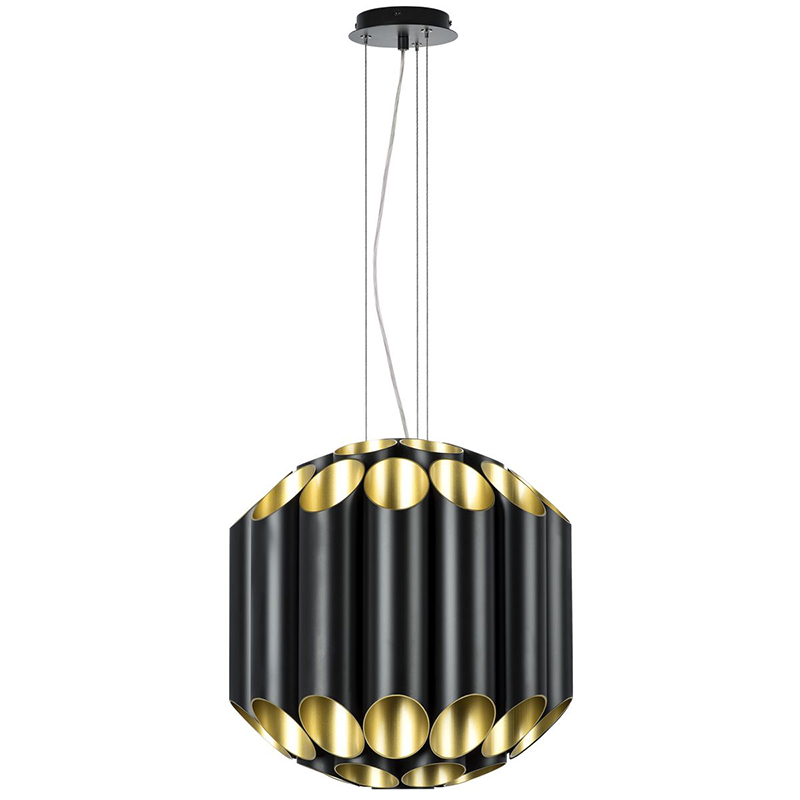 Люстра Garbi Black Pipe Organ Chandelier 44 Черный Золотой Люстра Garbi Black Pipe Organ Chandelier 44 Черный Золотой в Кирове | Loft Concept