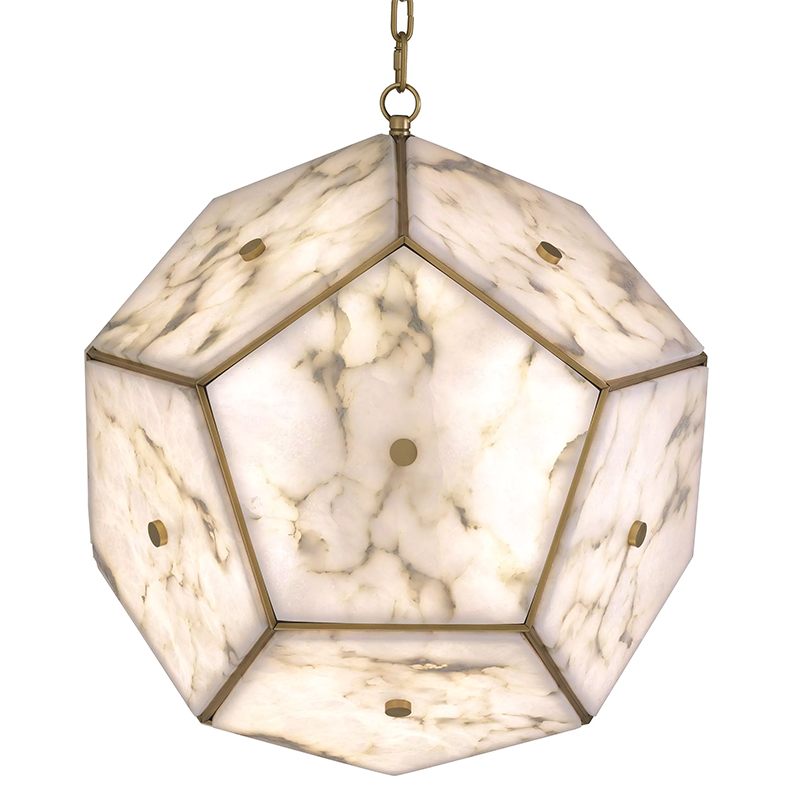 Люстра Eichholtz Lantern Gallo Белый Белый Мрамор Bianco Латунь Люстра Eichholtz Lantern Gallo Белый Белый Мрамор Bianco Латунь в Кирове | Loft Concept