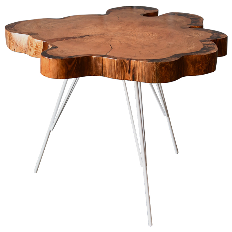 Кофейный стол Korben Industrial Metal Rust Coffee Table Древесина Белый Кофейный стол Korben Industrial Metal Rust Coffee Table Древесина Белый в Кирове | Loft Concept