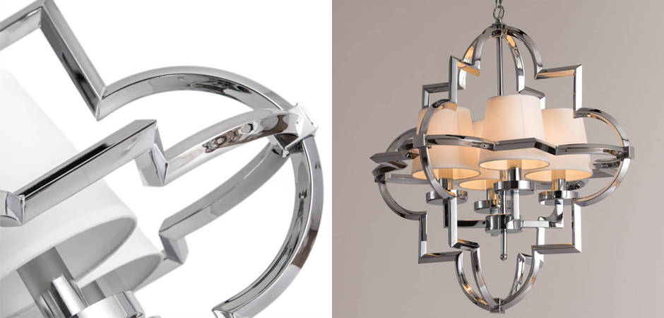 Люстра Lantern Rhombus Chromium Люстра Lantern Rhombus Chromium - Loft-Concept в Кирове