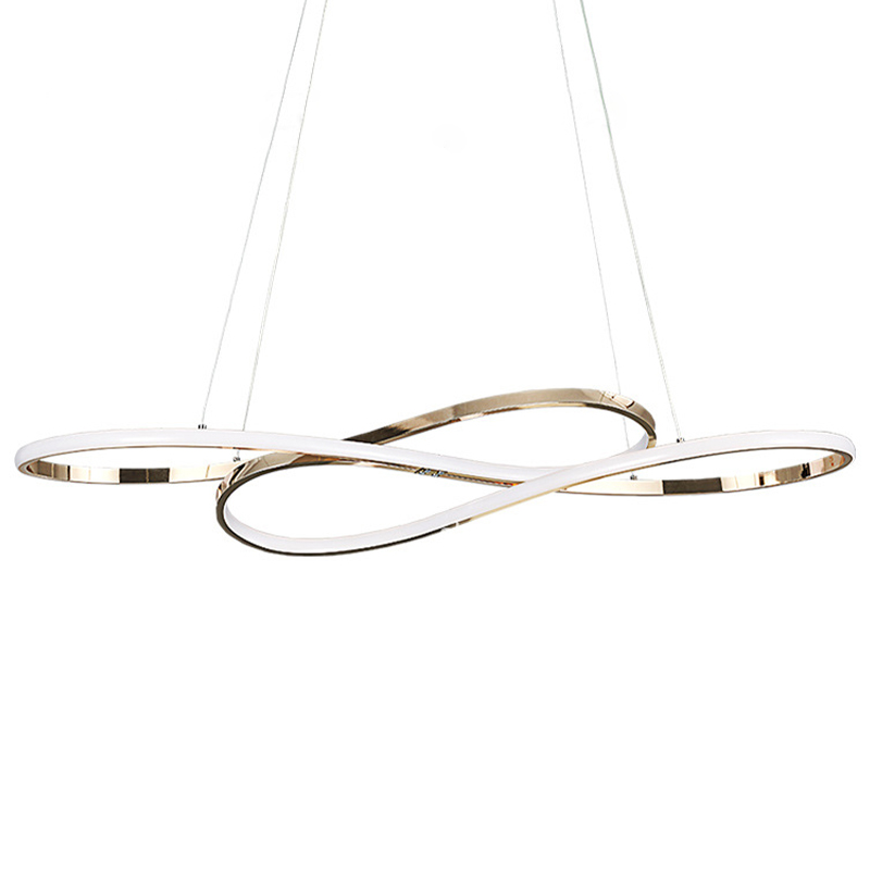 Светодиодная люстра в виде спирали Spiral Lighting Gold Глянцевое золото в Кирове | Loft Concept 