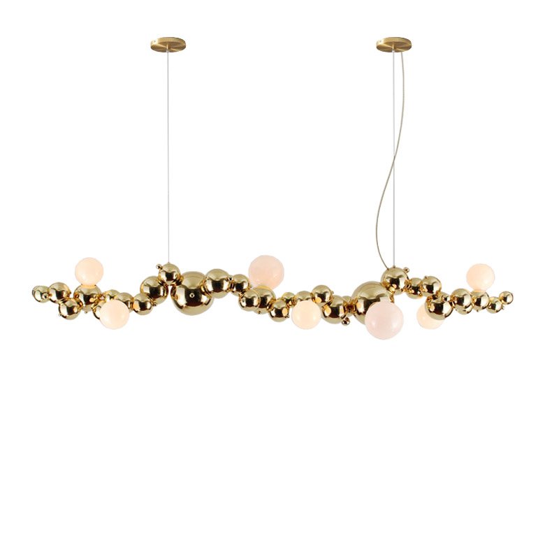 Люстра BUBBLY 8 BY ROSIE LI TRIODE DESIGN Глянцевое золото в Кирове | Loft Concept 