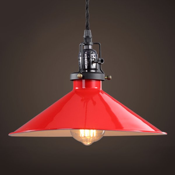 Красный подвесной светильник Loft Factory filament RED Черный матовый Красный (Red) Красный подвесной светильник Loft Factory filament RED Черный матовый Красный (Red) в Кирове | Loft Concept