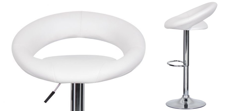 Барный стул Ring Dark White Барный стул Ring Dark White - Loft-Concept в Кирове