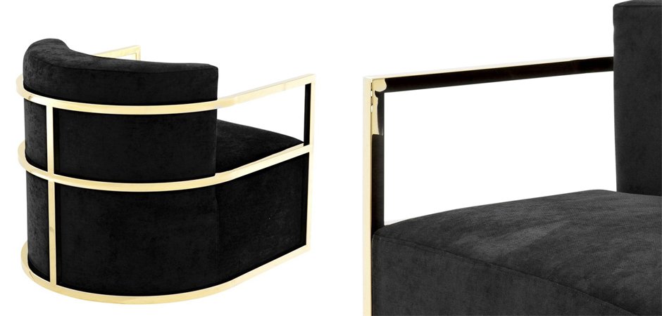 Кресло Eichholtz Chair Emilio Gold Кресло Eichholtz Chair Emilio Gold - Loft-Concept в Кирове