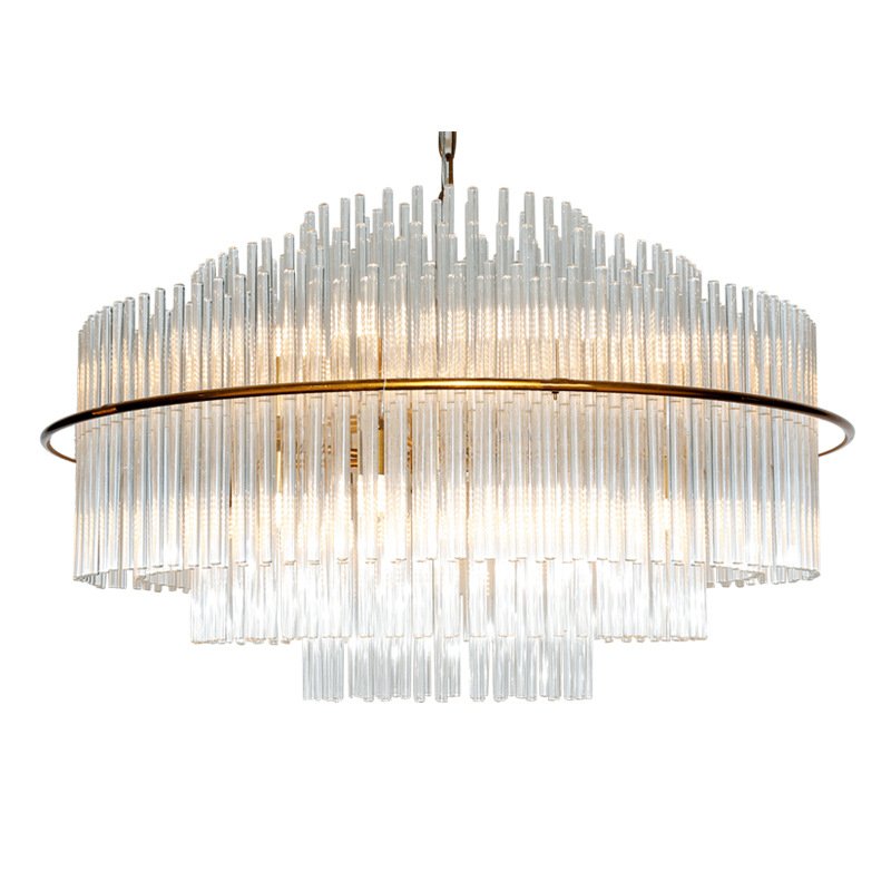 Люстра Nembus KEBO STILL ROUND CHANDELIER Латунь Прозрачный Люстра Nembus KEBO STILL ROUND CHANDELIER Латунь Прозрачный в Кирове | Loft Concept