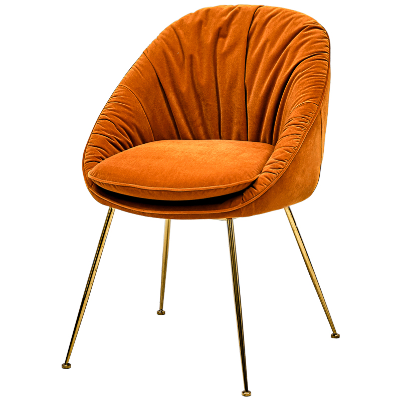 Стул Perrers Stool Orange Оранжевый Глянцевое золото Стул Perrers Stool Orange Оранжевый Глянцевое золото в Кирове | Loft Concept