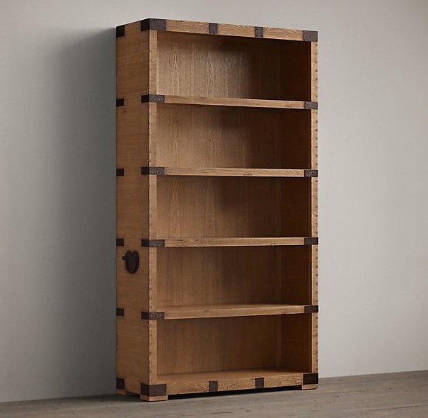 Стеллаж Vintage Loft Rack 2 Дуб темный Стеллаж Vintage Loft Rack 2 Дуб темный в Кирове | Loft Concept