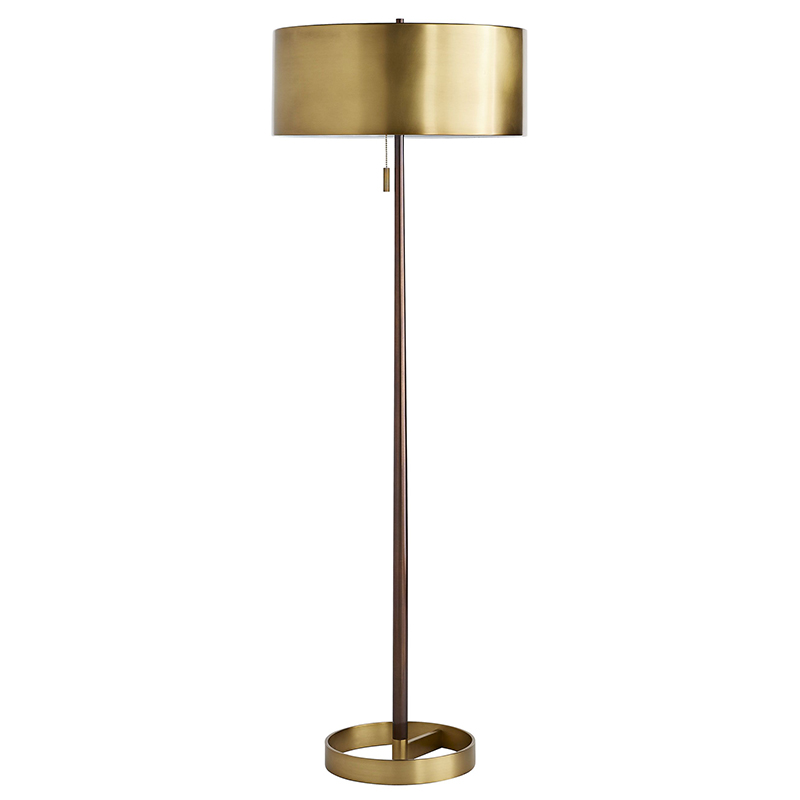 Торшер Arteriors VIOLETTA FLOOR LAMP Латунь Торшер Arteriors VIOLETTA FLOOR LAMP Латунь в Кирове | Loft Concept