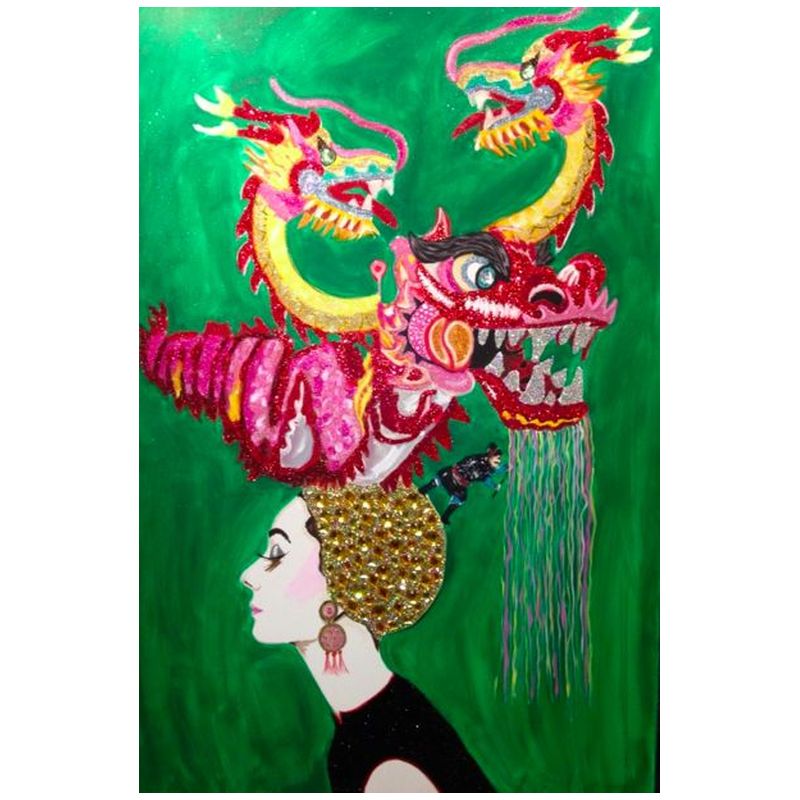 Картина Audrey in a Dragon headdress Мульти Картина Audrey in a Dragon headdress Мульти в Кирове | Loft Concept